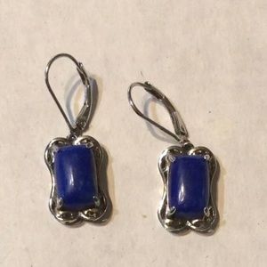 Sterling silver & Lapis earrings